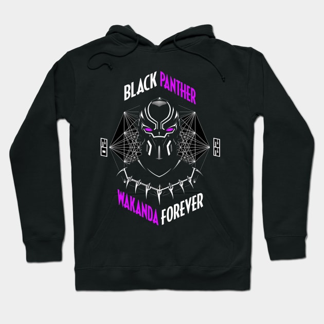 Black-Panthers Hoodie by SIIMAG ARTS